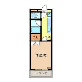 1Kの間取り画像