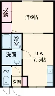シャレムハウス【2階】の間取り