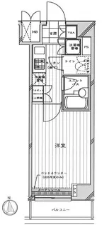 ルーブル高田馬場弐番館【1階】の間取り
