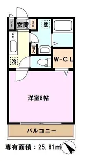 埼玉県川口市大字西立野【アパート】の間取り