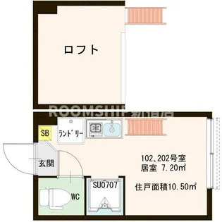 東京都杉並区高井戸東4【アパート】の間取り