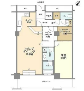 東京都中央区日本橋浜町3【マンション】の間取り