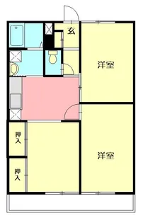 コリーヌマンション【3階】の間取り