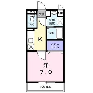エーデルシュタイン【1階】の間取り