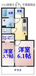 ルミエール【1階】の間取り