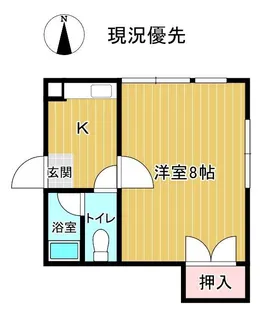 ダイヤ25東原 B【3階】の間取り