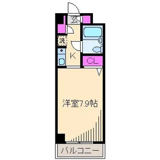 オーキッドレジデンス武蔵小杉【3階】の間取り