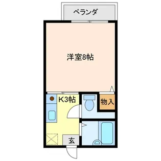 広島県呉市阿賀北8【アパート】の間取り