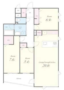 Stadt Nerima-kasugacho【3階】の間取り