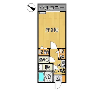 シャローム・クン【3階】の間取り