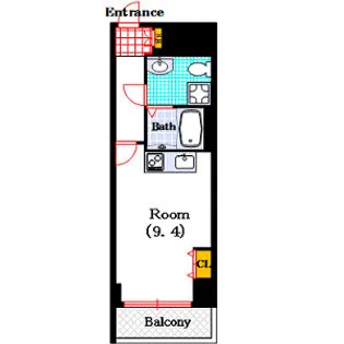 ドゥーエ玉造【10階】の間取り