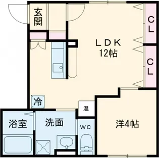 新潟県新潟市江南区亀田大月3【アパート】の間取り