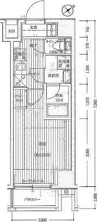 1Kの間取り画像
