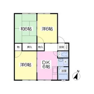 パークウェイホームズB【1階】の間取り