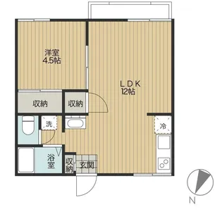 ivyII【1階】の間取り