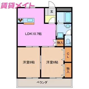 GRAND HILL21【1階】の間取り