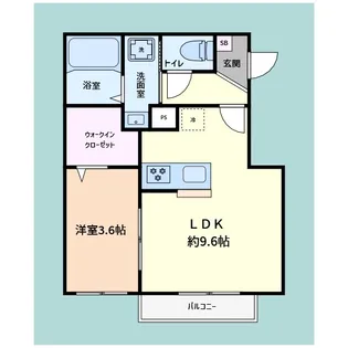 神奈川県横須賀市追浜本町1【アパート】の間取り