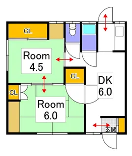 岡山県岡山市中区赤田【一戸建】の間取り