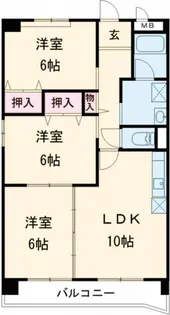 リベルテ【3階】の間取り