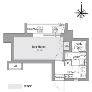 東京都江東区森下3【マンション】の間取り