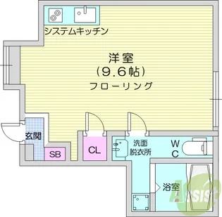 昇龍ビル2【6階】の間取り