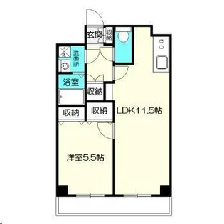 グラシアス【4階】の間取り