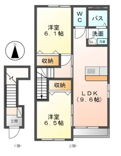 ガイア【2階】の間取り