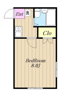 ティモンあさひ【1階】の間取り