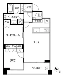 フィールド川和【1階】の間取り