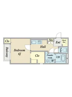 曳舟 kado【3階】の間取り