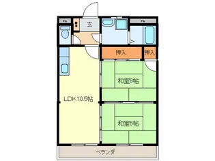 スズカハイム【2階】の間取り
