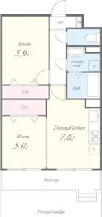atrio石神井公園【1階】の間取り
