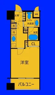 グリフォーネ横浜・中央【3階】の間取り