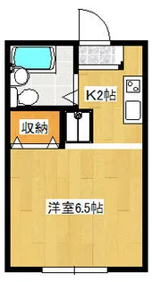 ハウス新大塚【1階】の間取り