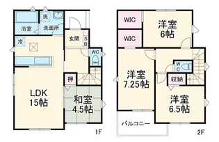 千葉県四街道市千代田2【一戸建】の間取り