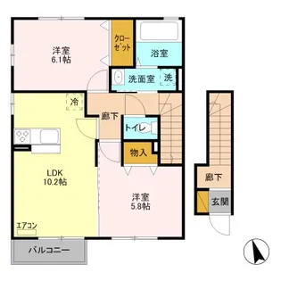 Ambicion A【2階】の間取り