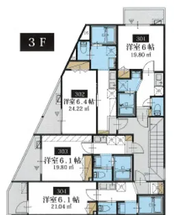 GRAN DEUR 東和【3階】の間取り