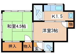 桑田荘【1階】の間取り