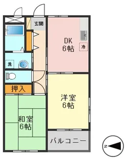 東京都江戸川区松江2【マンション】の間取り