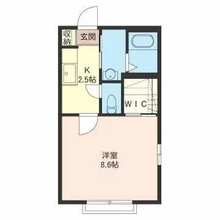 ガーデンハイツ【1階】の間取り