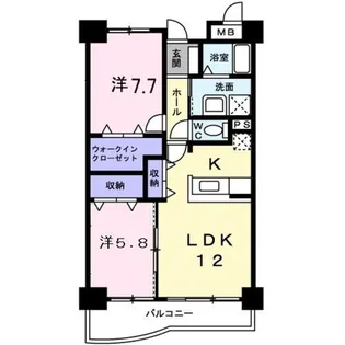 アンソレイエ アオキ【3階】の間取り