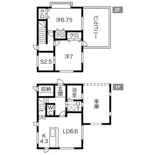 岩手県奥州市胆沢小山字岩ケ馬場【一戸建】の間取り