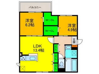 Lien Fort【2階】の間取り
