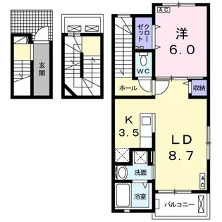 サンライズヒルVII【3階】の間取り