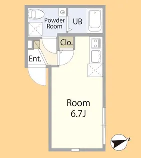 TIGRE YAYOICHO【2階】の間取り