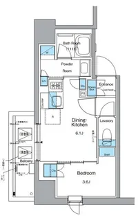 東京都台東区台東3【マンション】の間取り