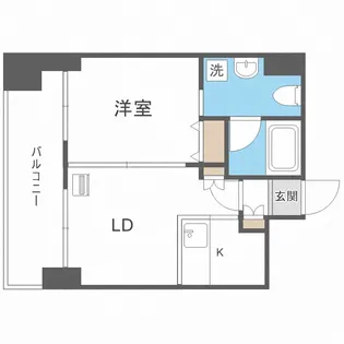 プライマル札幌北4条【13階】の間取り