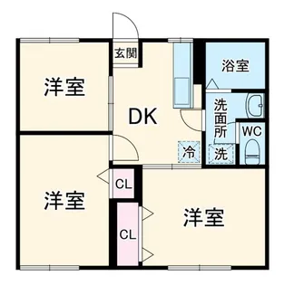 フォーブルA【1階】の間取り