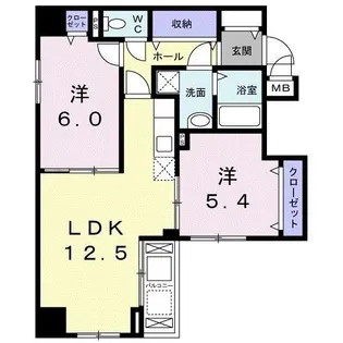 レジェンドコートお花茶屋【9階】の間取り