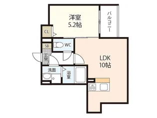 Anmut 廿日市(アンムート)【1階】の間取り